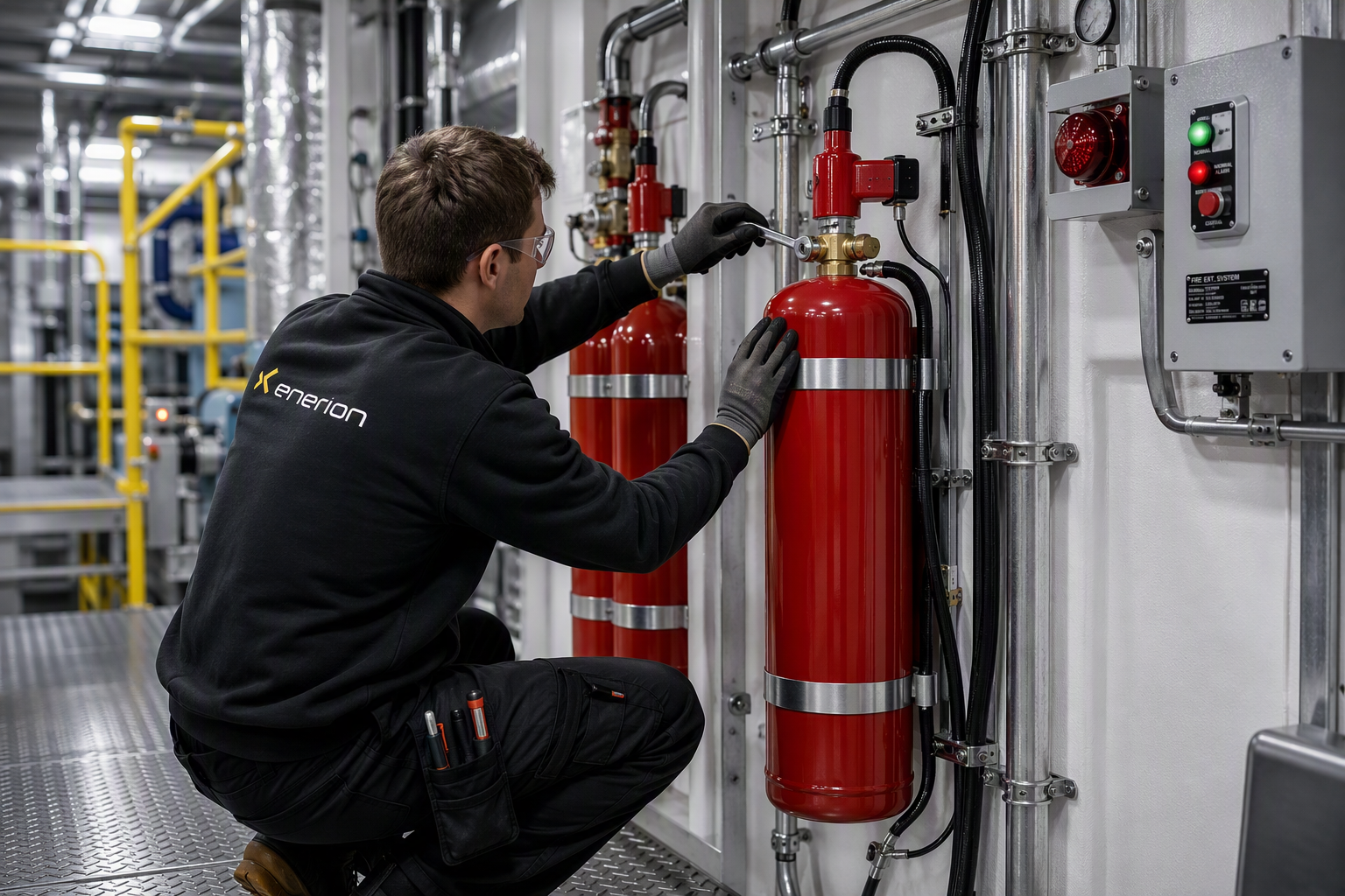 <br />
Enerion Fire Extinguisher System